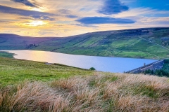 Eastham-Summer-evening-over-Scar-House-Reservoir